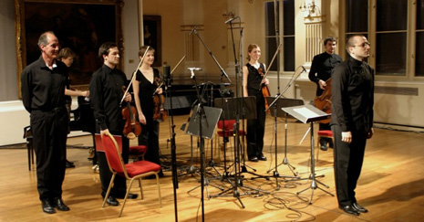 Josip Lešaja, Ivan Josip Skender i Ansambl Cantus, foto: mbz.hr