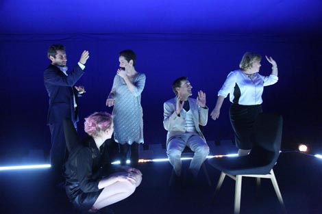 Hrvatsko narodno kazalište u Zagrebu: Yasmina Reza, Bella figura, red. Boris Liješević, foto: Mara Bratoš