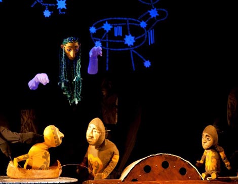 Gradsko kazalište lutaka Split: Kako se vjetar spustio među ljude (prema motivima jakutske narodne bajke), red. Tamara Kučinović