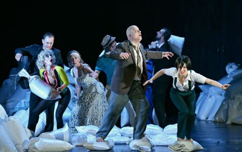 Slovensko narodno gledališče, Ljubljana,Vladimir Vladimirovič Majakovski, Misterij buffo, red. Aleksandar Popovski