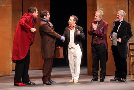 Satiričko kazalište Kerempuh, Zagreb: Nikolaj Vasiljevič Gogolj, Mrtve duše, red. Dražen Ferenčina, premijera 21. listopada 2011. 