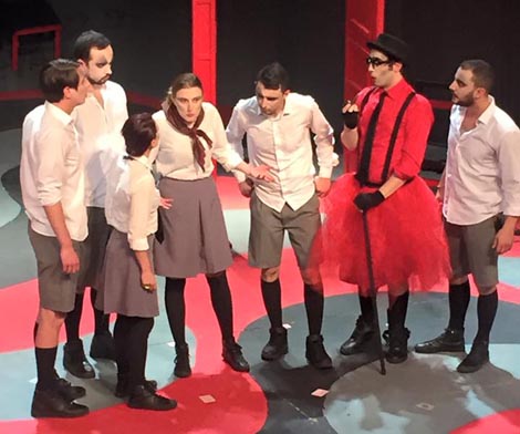 Teatar Komedija, Skoplje: Slučaj Harms, red. Dino Mustafić, foto: Facebook