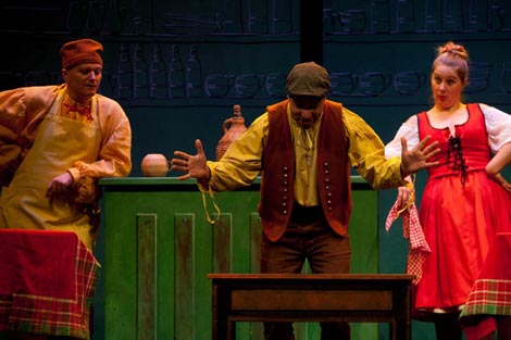 Gradsko kazalište mladih, Split: Braća Grimm, Stoliću, prostri se, red. Nina Kleflin