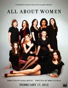 plakat predstave All About Women (Sve o ženama) u New Yorku