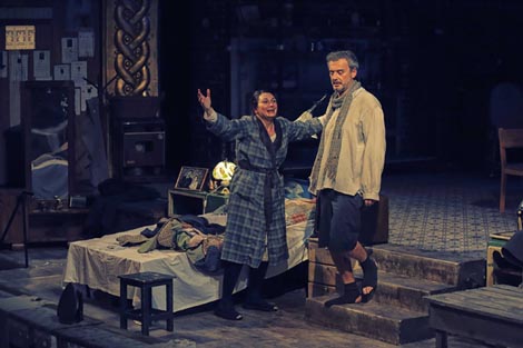 Makedonski naroden teatar, Skoplje: Nikolaj Erdman, Život je lijep (Životot e prekrasen), red. Aleksandar Morfov